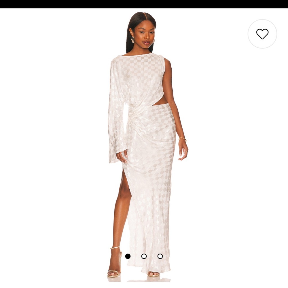 Jen's Pirate Booty Westminster Maxi Dress in White M Medium